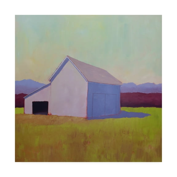 Trademark Fine Art 'Primary Barns IV' Canvas Art by Carol Young