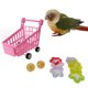 thumbnail image 1 of Juego de juguetes de entrenamiento de rompecabezas para pájaros, paquete de juguetes interactivos de mesa para loros, juguetes de construcción para pasatiempos de periquitos para lanzar aprendizaje, 1 of 5