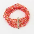thumbnail image 3 of Bohemian Bead Bracelet in Springy Colors, 3 of 5