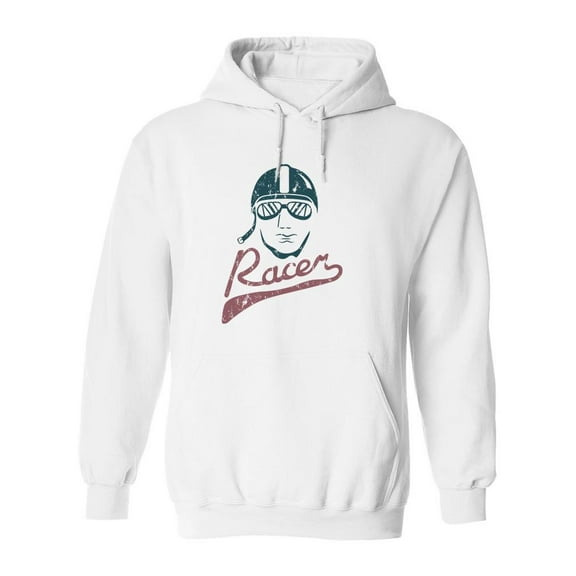 Racer Drawing Hoodie Men -Image by Shutterstock, Male XX-Large