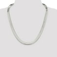 thumbnail image 2 of 925 Sterling Silver 8.75mm Magic Herringbone Chain 18 Inch, 2 of 5