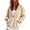 Coffee, variant on Women's Zip Up Jacket Lightweight Long Sleeve Hooded Outerwear Relaxed Solid Color Thin Layer Coat Casual Spring Fall Travel Loungewear Black 2XL