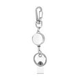 thumbnail image 1 of lionlar Retractable Keychain Badge Holder Retractable Badge Reel for Fishing Outdoor, 1 of 9