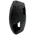 thumbnail image 3 of Bergamo Art 15" Decorative Handmade Aluminum Earth Inspired Flower Vase in Black, 3 of 5