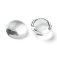 thumbnail image 3 of 200pc Transparent Half Round Glass Cabochons Clear 10~11x5~6mm, 3 of 8