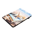 thumbnail image 3 of Feishell for Amazon Fire HD 10 2021/HD10 Plus 2021 10.1" Smart Case,Auto Wake/Sleep Slim Colorful Pattern PU Leather Flip Folio Stand Card Slots Wallet Case Cover with Pencil Holder,Starfish, 3 of 12