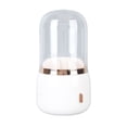 thumbnail image 1 of Organizador de brochas de maquillaje giratorio, resistente al polvo, con 5 compartimentos, impermeable, con tapa, color blanco, 1 of 14