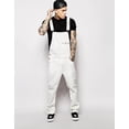 thumbnail image 2 of TheFound Men Suspender Pants Loose Fit Button Closure Middle Waist Jumpsuit, 2 of 4