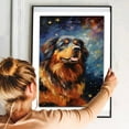 thumbnail image 5 of Tibetan Mastiff Dog Art Print Poster, Wall art Painting Decor, Starry Night Van Gogh Art Home Decor Artwork For Bedroom Living Room Bathroom Decor, 5 of 5
