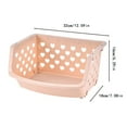 thumbnail image 2 of pdqouc Clearance Kitchen Bathroom Storage Basket Multi Layer Stackable Fruit and Vegetable Basket Toy Storage Rack for Bathroom Kitchen Living Room Office, 2 of 3