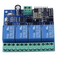 thumbnail image 1 of DC 12V ESP8266 ESP-01 4-Channel Relay Module WiFi Module for IoT Smart Home Mobile Phone APP Control, 1 of 5