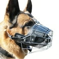 thumbnail image 5 of Pitbull Muzzle with Metal Basket, Adjustable Leather Straps for Breathable Design, Ventilated Dog Muzzle with Durable Steel for Easy Drinking and Prevent Biting, 5 of 5