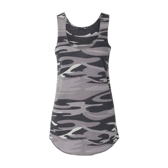 Alternative T-Shirts Women's Printed Meegs Eco-Jersey Racer Tank