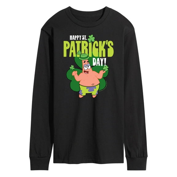 SpongeBob SquarePants - Happy St. Patricks Day - Men's Long Sleeve T-Shirt