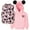 Pink, variant on Disney Minnie Mouse Toddler Girls Zip Up Vest 2fer Jacket and Pullover Hoodie Toddler to Little Kid