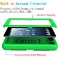thumbnail image 5 of SUPNICE Kids Case for iPad 2 3 4 （Old Model）- Built-in Screen Protector, Shockproof Handle Stand Kids Friendly Protective Case for iPad 2nd 3rd 4th Generation, Green, 5 of 8