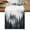 White, variant on Dark Green Pine Forest Table Runner 36 Inches, Misty Tree Clouds Nature Bed Runner Dresser Scarves Tabletop for Indoor Outdoor Parties/Ceremony/Banquet, 13"x 36"
