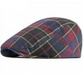 thumbnail image 4 of SikaFu Beret Cap Spring Summer Autumn Beret Hat Men Women Plaid Ivy Newsboy Flat Cap Male Female Artist Painter Cap Hat Berets, 4 of 6
