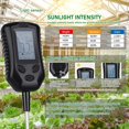 thumbnail image 3 of Mosiee Soil Tester 4-In-1 Soil Moisture Meter Ph Meter Thermometer Meter Sunlight Inte, 3 of 8