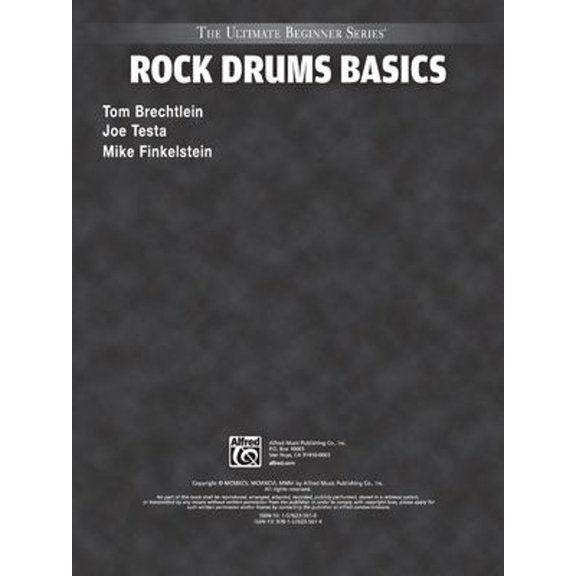 Pre-Owned Ultimate Beginner Rock Drums Basics Vol. 2 : Steps One and Two, Book and CD (Paperback) 9781576235614