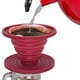 thumbnail image 1 of Filtro de goteo de café de silicona Taza de goteo de cono reutilizable Verter manual plegable, 1 of 7