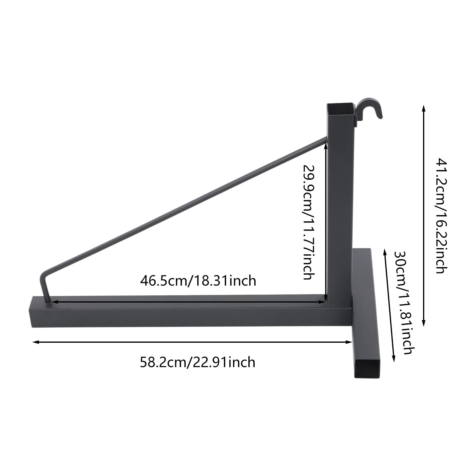 4 Pack Container Shelf Bracket, Shipping Container Brackets, Cargo Container Shelving Bracket for Storing Tools, Goods, Parcels