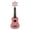 Pink, variant on LIANXUE Vibrant 21 inch Beginner Ukulele Colorful Acoustic Ukuleles with Smooth String and Excellent Sound Transmission