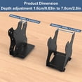 thumbnail image 6 of Gieenan Adjustable Client Mount Bracket Mounting Computer Monitor Arm Stand Under Desk, 6 of 15