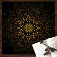 thumbnail image 1 of Mantel impermeable de Mandala, mantel mecánico de Tarot con corazón, tela de Altar, astrología mística pagana, oráculo, tapete de mesa, decoración del hogar para habitación, 85x85 qym unisex, 1 of 2