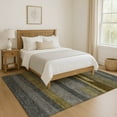 thumbnail image 7 of Addison Rugs Mayfield Premium Machine Washable Transitional Stripe Gray Rectangle Rug, 10' x 14', 7 of 7