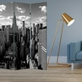 thumbnail image 2 of Lighting Home Decorative Multi Color Wood Canvas New York Skyline Screen, 2 of 2