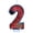Number 2, variant on UNLLLL Halloween Number Candles 0 to 9 Set, Glitter Wax Birthday Candles, Spooky Cake Topper with Spider and Web Decor, for Halloween Party Cake Decor (0)