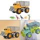 thumbnail image 5 of Juguetes de dinosaurios CUTICAT transporte de camiones Amarillo 3 piezas, 5 of 5