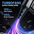 thumbnail image 2 of Plumero de Aire Comprimido, Turboventilador, Soplador de Aire Eléctrico Sin Escobillas de 300000 RPM, Soplador de Aire Portátil, Turboventilador A Chorro, 2 of 5