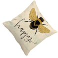 thumbnail image 1 of Matsuzay Home Hotel 45x45cm funda de almohada de lino de abeja de dibujos animados sofá cama funda de almohada decorativa sala de estar funda Juegos de cama tipo 4, 1 of 6