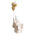 thumbnail image 1 of Estatua de elefante de resina, obra de arte, adorno coleccionable, escultura de moda para bodas. Beige, 1 of 9