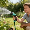 thumbnail image 5 of Multifunctional Garden Hose Nozzle Gun, Thumb Control on off Valve Hose Sprayer Nozzle, Car Wash High-Pressure Sprayer, For Watering Plants, Lawn & Garden, Washing Cars, Outdoor Fun, 5 of 7