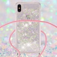 thumbnail image 2 of Funda FOXDOCK para iPhone Xs Max con Cuerda Ajustable, Brillo Líquido, Protección Antigolpes y Lente – Ideal para Regalo, 2 of 5