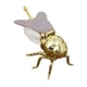 thumbnail image 5 of Tarro de miel de , azucarero con cuchara, adorno novedoso, recipiente decorativo para condimentos, dispensador de jarabe de vidrio para mesa de violeta dorado, 5 of 8