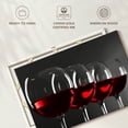 thumbnail image 6 of Elephant Stock Red Wine Row Wall Art - Horizontal Canvas Wall Art - Dining Room Wall Decor - Food And Drink Canvas - Brown And Red Decor - 36" x 24", 6 of 8