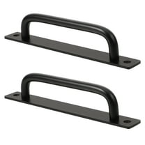 2 PCS Door Handle Replacement Bathroom Pull Handles Gate Garden Latch Black