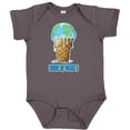 thumbnail image 3 of Inktastic Keep It Cool Melting Earth Ice Cream Cone Boys or Girls Baby Bodysuit, 3 of 5