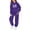 Dark Purple, variant on Christmas Sweatsuit Set for Girls 2 Piece Graphic Casual Long Sleeve Holiday Sweatshirts Sweatpants Set 7-8 Years Girl Clothes