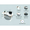 thumbnail image 3 of Motionwise Glasstop Height Adjustable Desk White, 3 of 13