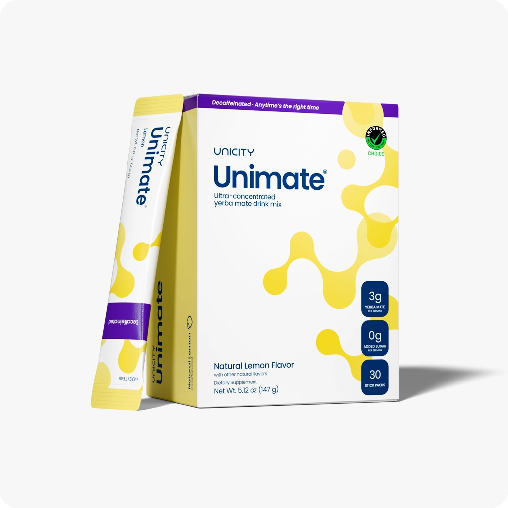 Unicity Drink Mix Duo Pack, Orange Balance & Lemon Unimate, 60 Sachets Total (2 Boxes x 30), Fiber & Citrus Beverage Powder, Low Calorie Daily Drink Mix, Travel Friendly for Men & Women