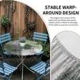 thumbnail image 2 of Sage Green Grey Round Tablecloth for 45-54 Inch Tables,Fitted Table Cover with Elastic Edge,Modern Oil Painted Abstract Art Aesthetics Waterproof Outdoor Table Cloth Protector for Patio Garden Dinner, 2 of 9