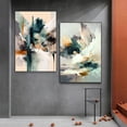thumbnail image 5 of Póster de arte abstracto con colores apagados, decoración del hogar, pintura en lienzo, impresión artística de pared, imagen para decoración de sala de estar, cuadros, 5 of 5