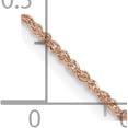 thumbnail image 4 of Solid 14K Rose Gold 1.10mm Ropa with Spring Ring Lock Chain - 18", 4 of 8