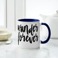 thumbnail image 4 of CafePress - Wander Forever - 11 oz Ceramic Mug - Novelty Coffee Tea Cup, 4 of 4