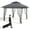 Gray, variant on Kselythan 11*11FT Gazebo Outdoor Pop up Canopy Tent with Curtains and 121 Square Shelter for Patio,Backyard Party, with Mosquito Netting, 2-Tiered Vented Top
